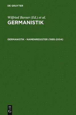 Germanistik - Namenregister (1995-2004) 1