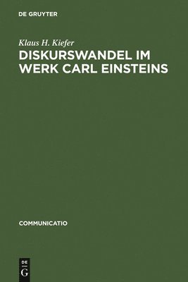 bokomslag Diskurswandel im Werk Carl Einsteins