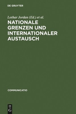 bokomslag Nationale Grenzen und internationaler Austausch