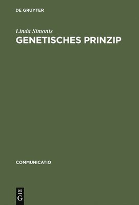 Linda Simonis - Genetisches Prinzip, Inbunden