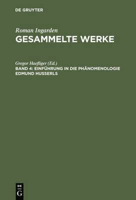Gregor Haefliger - Einführung in die Phänomenologie Edmund Husserls, Inbunden