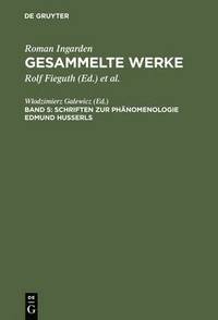 bokomslag Schriften zur Phänomenologie Edmund Husserls