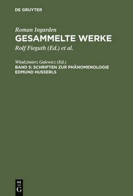 bokomslag Schriften zur Phänomenologie Edmund Husserls