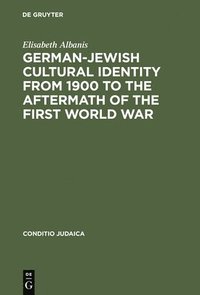 bokomslag German-Jewish Cultural Identity from 1900 to the Aftermath of the First World War