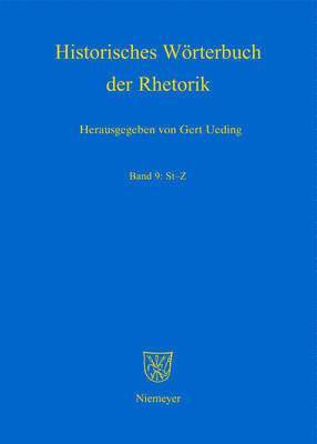 bokomslag Historisches Worterbuch der Rhetorik, Band 9