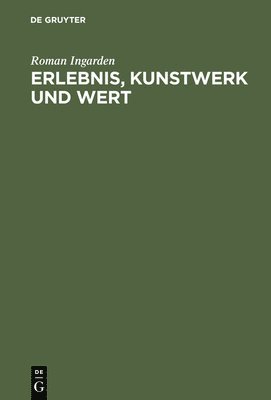 bokomslag Erlebnis, Kunstwerk und Wert