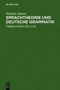 bokomslag Sprachtheorie und deutsche Grammatik