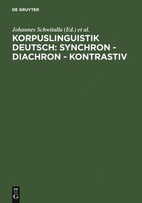 bokomslag Korpuslinguistik deutsch