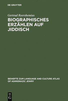 bokomslag Biographisches Erzählen auf Jiddisch