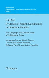 bokomslag EYDES (Evidence of Yiddish Documented in European Societies)