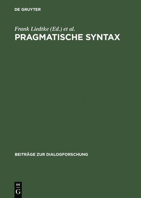 bokomslag Pragmatische Syntax