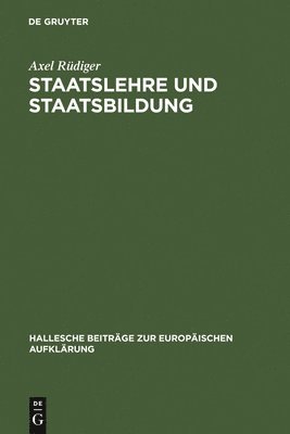 bokomslag Staatslehre und Staatsbildung