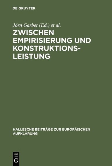 bokomslag Zwischen Empirisierung und Konstruktionsleistung