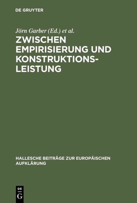 Zwischen Empirisierung und Konstruktionsleistung 1