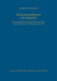 bokomslag Konstitutionalismus auf Italienisch