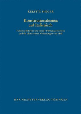 bokomslag Konstitutionalismus auf Italienisch