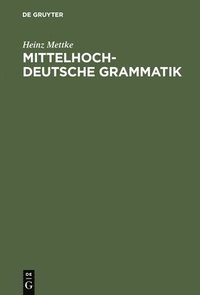 bokomslag Mittelhochdeutsche Grammatik