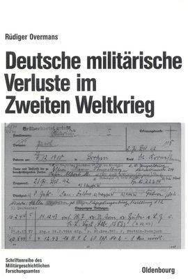 bokomslag Deutsche militrische Verluste im Zweiten Weltkrieg