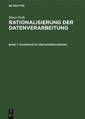 bokomslag Datenschutz Und Datensicherung