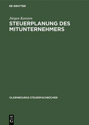 bokomslag Steuerplanung des Mitunternehmers