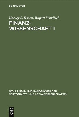 bokomslag Finanzwissenschaft I