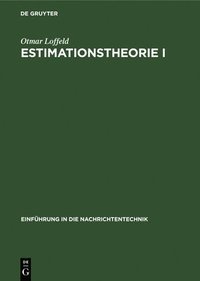 bokomslag Estimationstheorie I