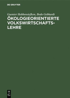 kologieorientierte Volkswirtschaftslehre 1