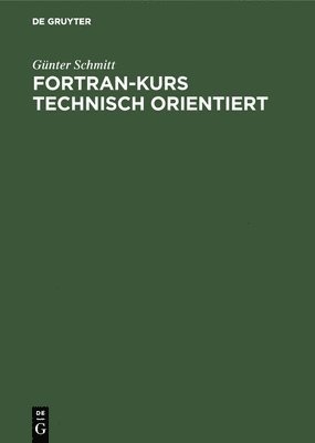 bokomslag Fortran-Kurs technisch orientiert