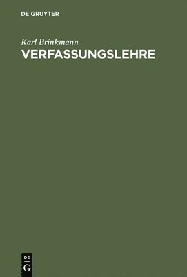 Verfassungslehre 1