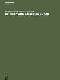bokomslag Russischer Außenhandel