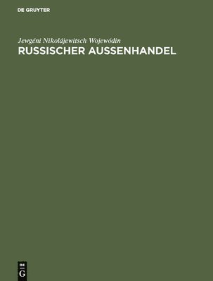 bokomslag Russischer Außenhandel