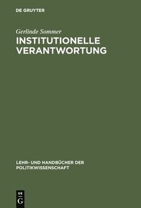 bokomslag Institutionelle Verantwortung