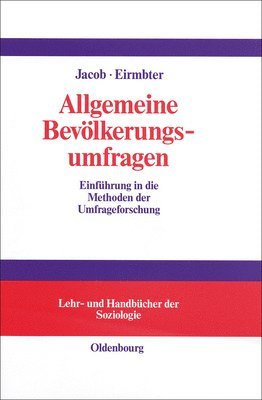 Rüdiger Jacob, Willy H Eirmbter - Allgemeine Bevölkerungsumfragen, Inbunden