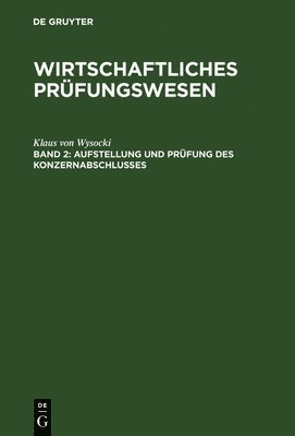 bokomslag Aufstellung und Prfung des Konzernabschlusses