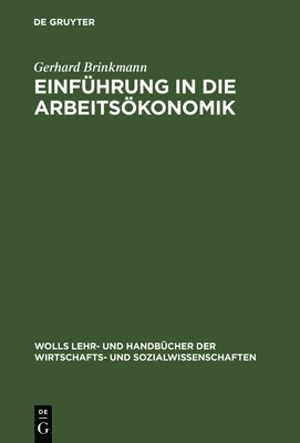 Einfhrung in die Arbeitskonomik 1