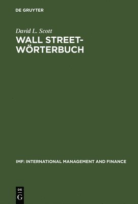 David L Scott - Wall Street-Wörterbuch, Inbunden