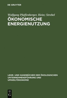 Wolfgang Pfaffenberger, Heinz Strebel - Ökonomische Energienutzung, Inbunden