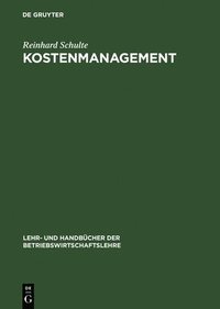 bokomslag Kostenmanagement