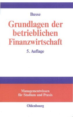 bokomslag Grundlagen der betrieblichen Finanzwirtschaft