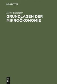 bokomslag Grundlagen Der Mikrokonomie