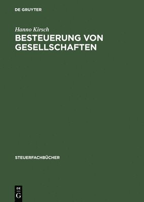 bokomslag Besteuerung Von Gesellschaften