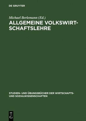 bokomslag Allgemeine Volkswirtschaftslehre