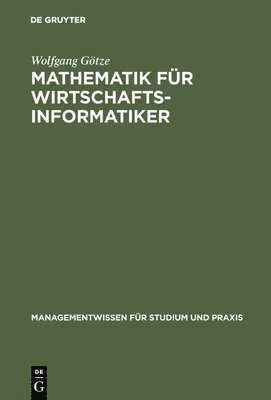 Wolfgang Götze - Mathematik für Wirtschaftsinformatiker, Inbunden