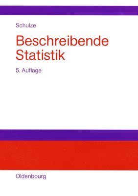 Peter M Schulze, Peter M. Schulze - Beschreibende Statistik, Inbunden