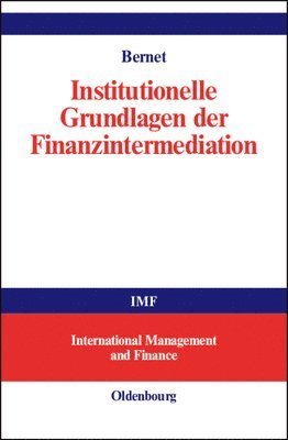 Institutionelle Grundlagen der Finanzintermediation 1
