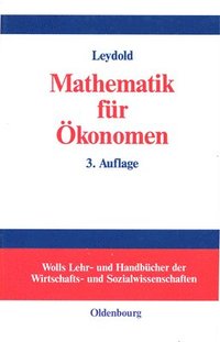 bokomslag Mathematik Fr konomen