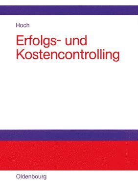 bokomslag Erfolgs- und Kostencontrolling