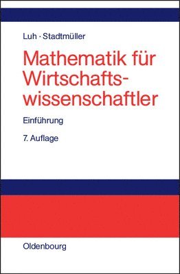 Mathematik Fr Wirtschaftswissenschaftler 1