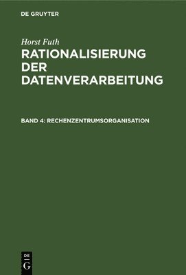 bokomslag Rechenzentrumsorganisation