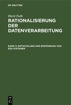 bokomslag Entwicklung Und Einfhrung Von Edv-Systemen